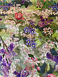 Purple Floral Pattern Poly Foil 