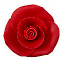 Sugar Soft Roses - Large Red - 2"