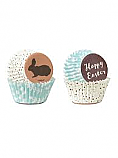Easter - Mini Happy Easter with Bunny Baking Cups