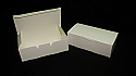 1/2 lb. 1 Piece 1 layer White Candy Box: 5 1/2 x 2 3/4 x 1 3/4 in.