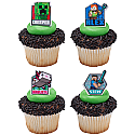 Minecraft Cupcake Rings 