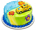 Fashion Fun Car (VW Bug)  Cake Topper