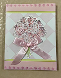 Wedding Book Clearance - Pink Flower Bouquet Wedding Album