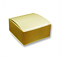 Truffle Box (gold): 2 1/2 x 2 1/2 x 1 1/8 in. 