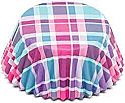 Plaid - Purple and Pink Madras Baking Cups 