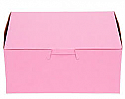 6.5 x 4 x 2.75 Pink Cake Box