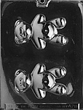 Belly Button Teddy Chocolate Mold - 3 1/4"