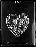 Candy Heart Chocolate Mold - 5"
