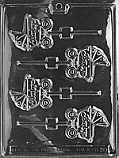 Baby Carriage Sucker Chocolate Mold - 2 3/8"