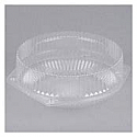 9" Hinged Clear Pie Container with High Dome Lid