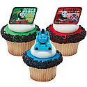 Thomas and Friends Cupcake Rings