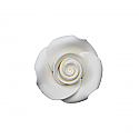 Sugar Soft Roses - Medium White - 1.5"