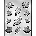 Leaf Assortment Chocolate Mold - 1 1/2" to 2"