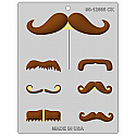 Mustache Sucker Hard Candy Mold - 2 1/2" to 6" - Limited Supply