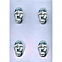 Zombie Head Chocolate Mold - 3" - Limited Supply
