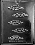 Two Peas In A Pod Chocolate Mold - 3 5/8"