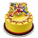 Power Rangers (It's Morphin Time) Cake Topper