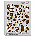 Paisley Accessory Chocolate Mold - 1/4" to 2 1/2"