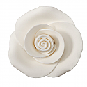 Sugar Soft Roses - Large White - 2"