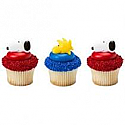 Tweety and Snoopy Cupcake Rings