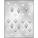 Playing Card Suit Chocolate Mold - 3/4" to 1 1/4"