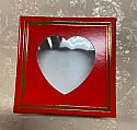 Red Heart w/Gold Trim Cut-Out Box - 3 oz 2pc