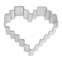 Pixelated Heart Cookie Cutter