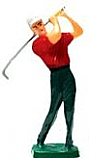 Golfer Figurine Cake Topper