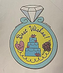 Best Wishes Diamond Ring Edible Image - Limited Supply