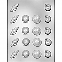 Shell Assortment Chocolate Mold - 1" to 2"