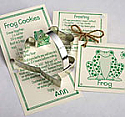 Frog Cookie Cutter with Handle -  3 3/4"