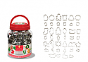Holiday Metal Cookie Cutter Set - 40 Piece