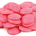Special Order Item - Merckens Pink (Vanilla) Coating Wafers - 25 lb (Free Shipping not available)
