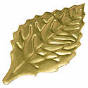 Gold Foil Leaves - 1.75"