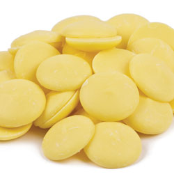 Merckens Yellow (Vanilla) Coating Wafers - 1 lb